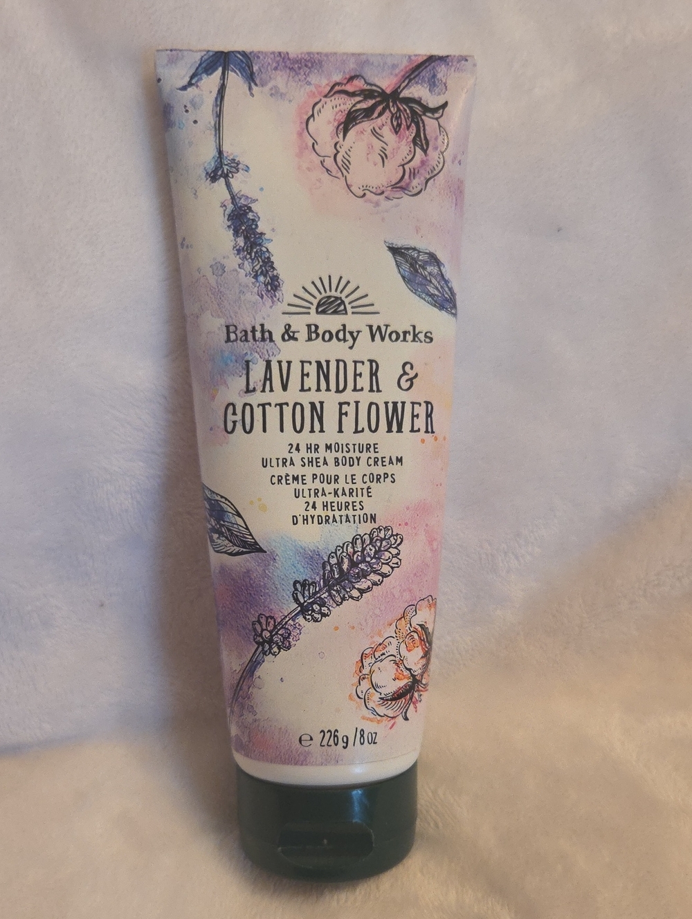 Lavender & Cotton Flower Bath & Body Works Body Cream- RARE, HARD TO FIND